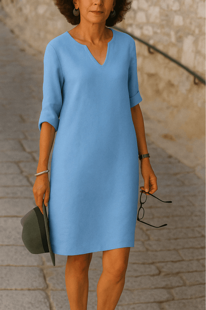 ELISA™ | Vestido elegante con escote en V - Orelisse