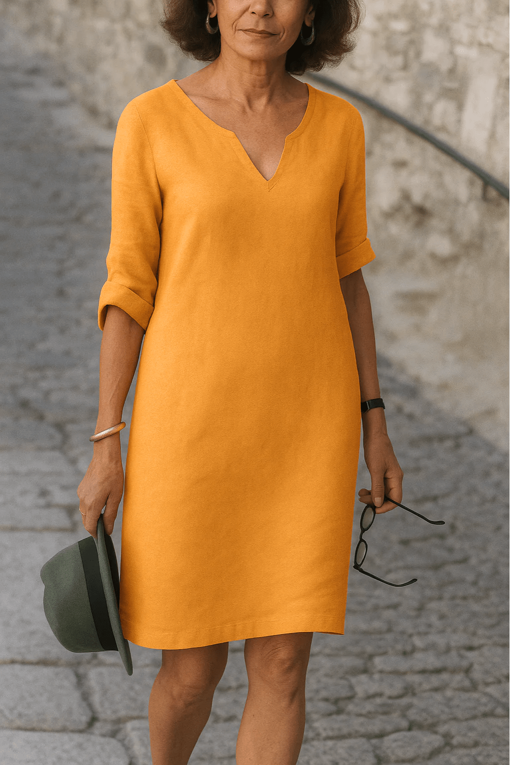 ELISA™ | Vestido elegante con escote en V - Orelisse