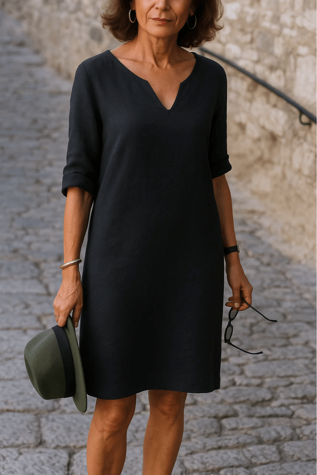 ELISA™ | Vestido elegante con escote en V - Orelisse