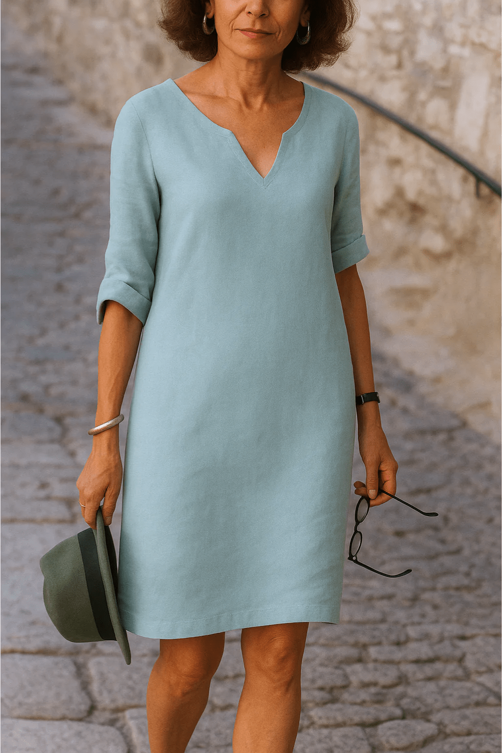 ELISA™ | Vestido elegante con escote en V - Orelisse