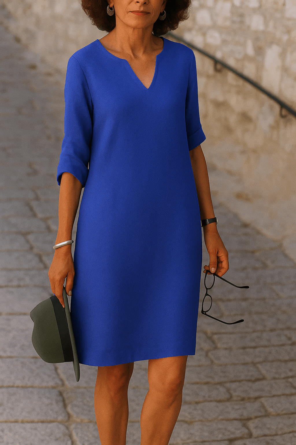 ELISA™ | Vestido elegante con escote en V - Orelisse