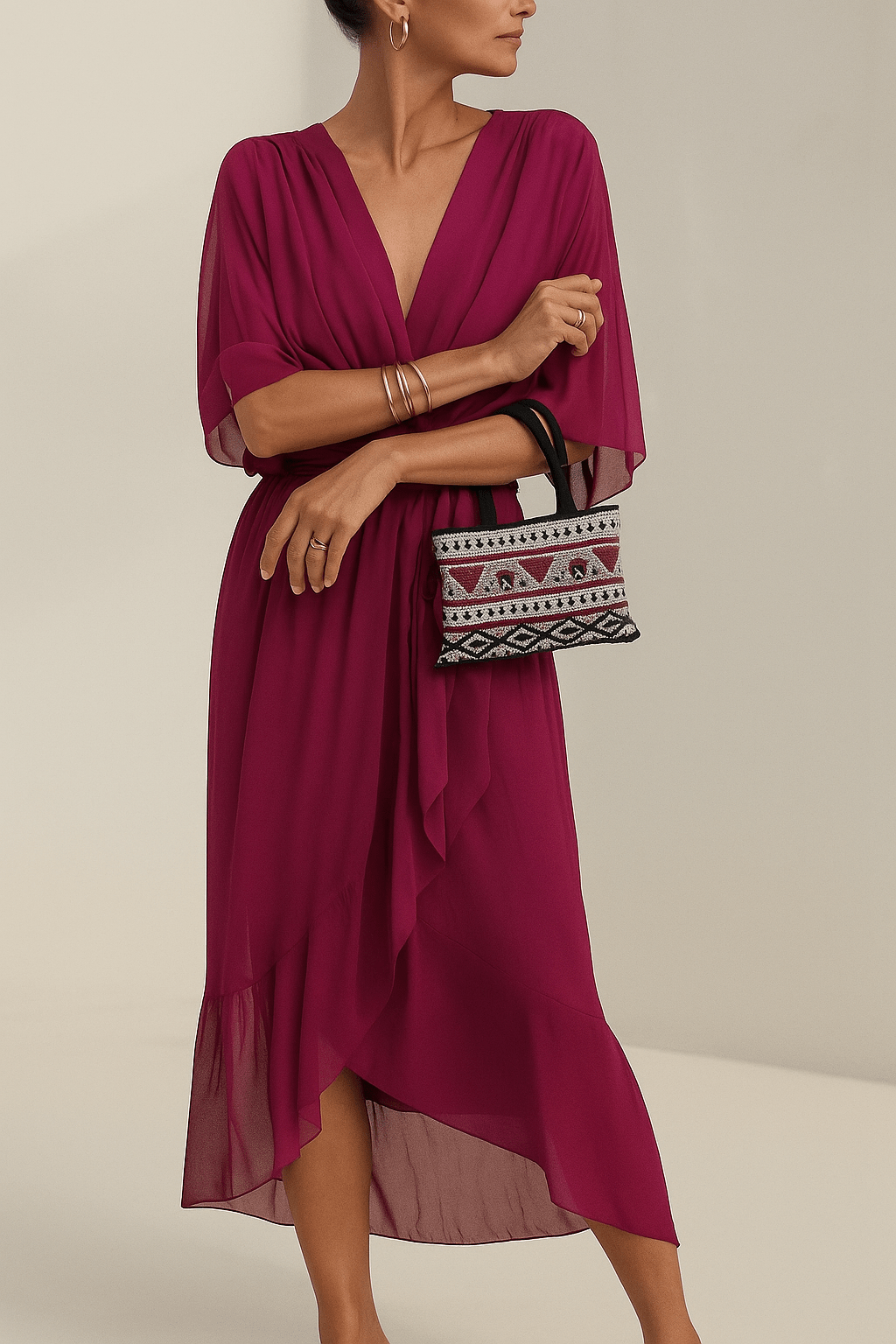 Vestido Ava™ | Escote en V - Orelisse