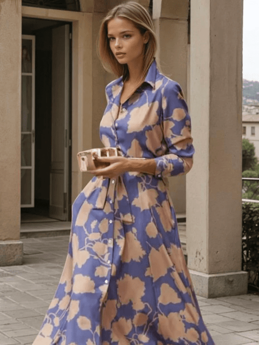Vestido Camelia - Azul - Orelisse