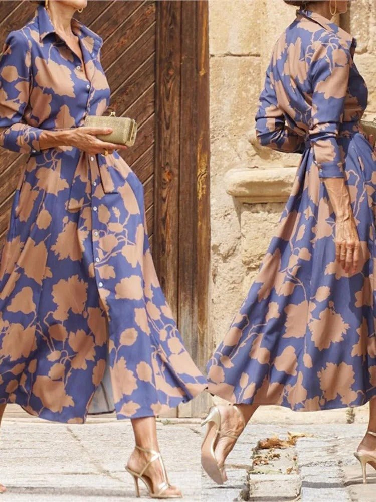 Vestido Camelia - Azul - Orelisse