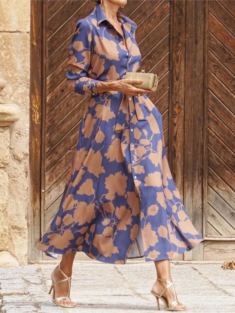 Vestido Camelia - Azul - Orelisse